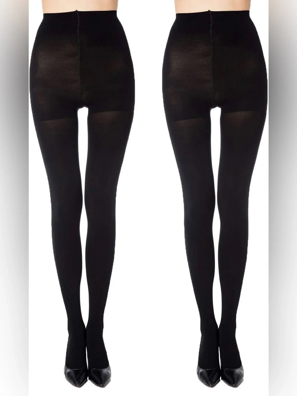 Manzi Black Opaque Tights